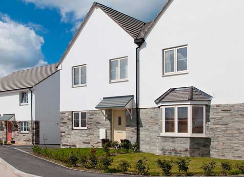 Chamfered Cream Windows